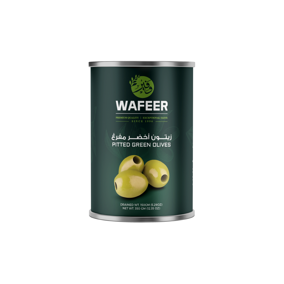 Medium Pitted Green Olives – 12 X 15OZ