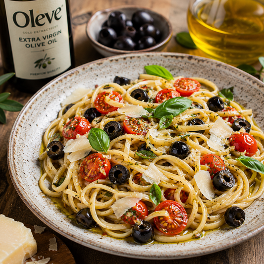 Mediterranean Black Olive Pasta