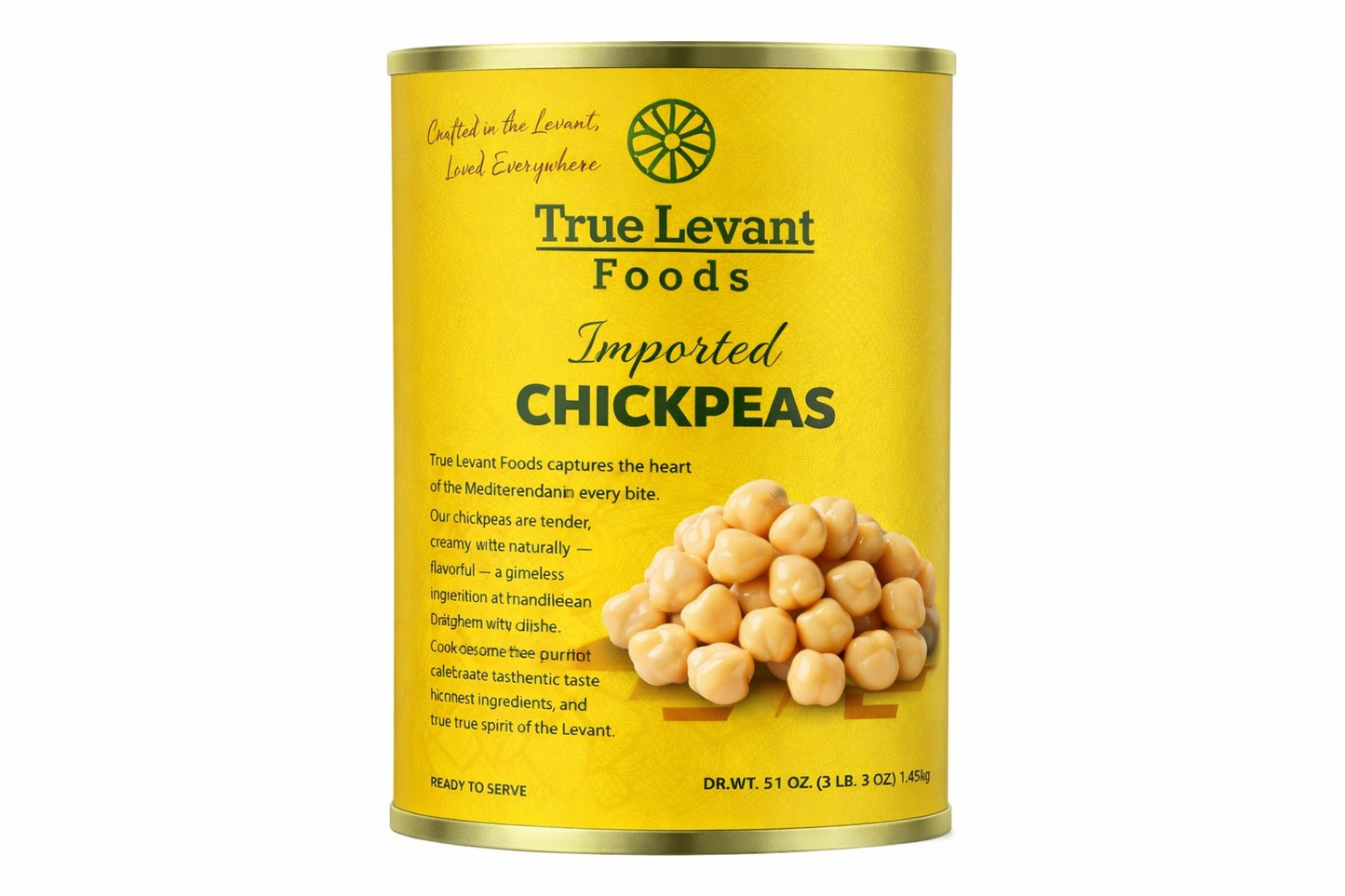Chickpeas (Garbanzo Beans) – 12 X 14 OZ