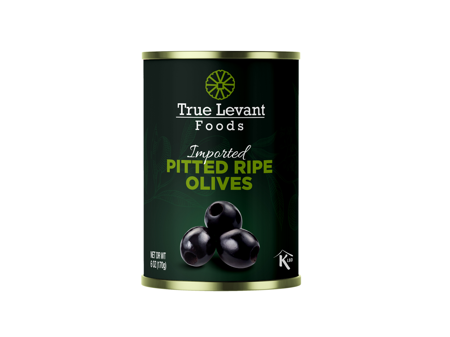 Pitted Ripe Olives - 12 X 14 OZ