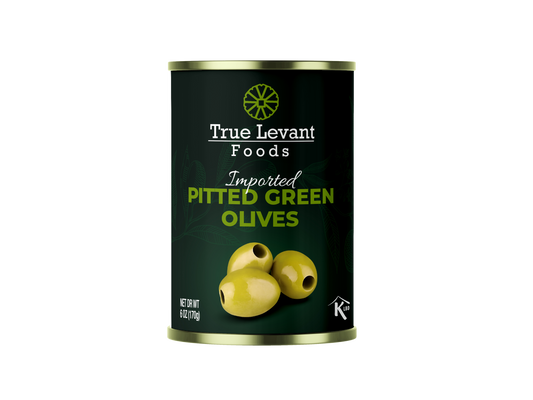 Pitted Green Olives – 12 X 14OZ