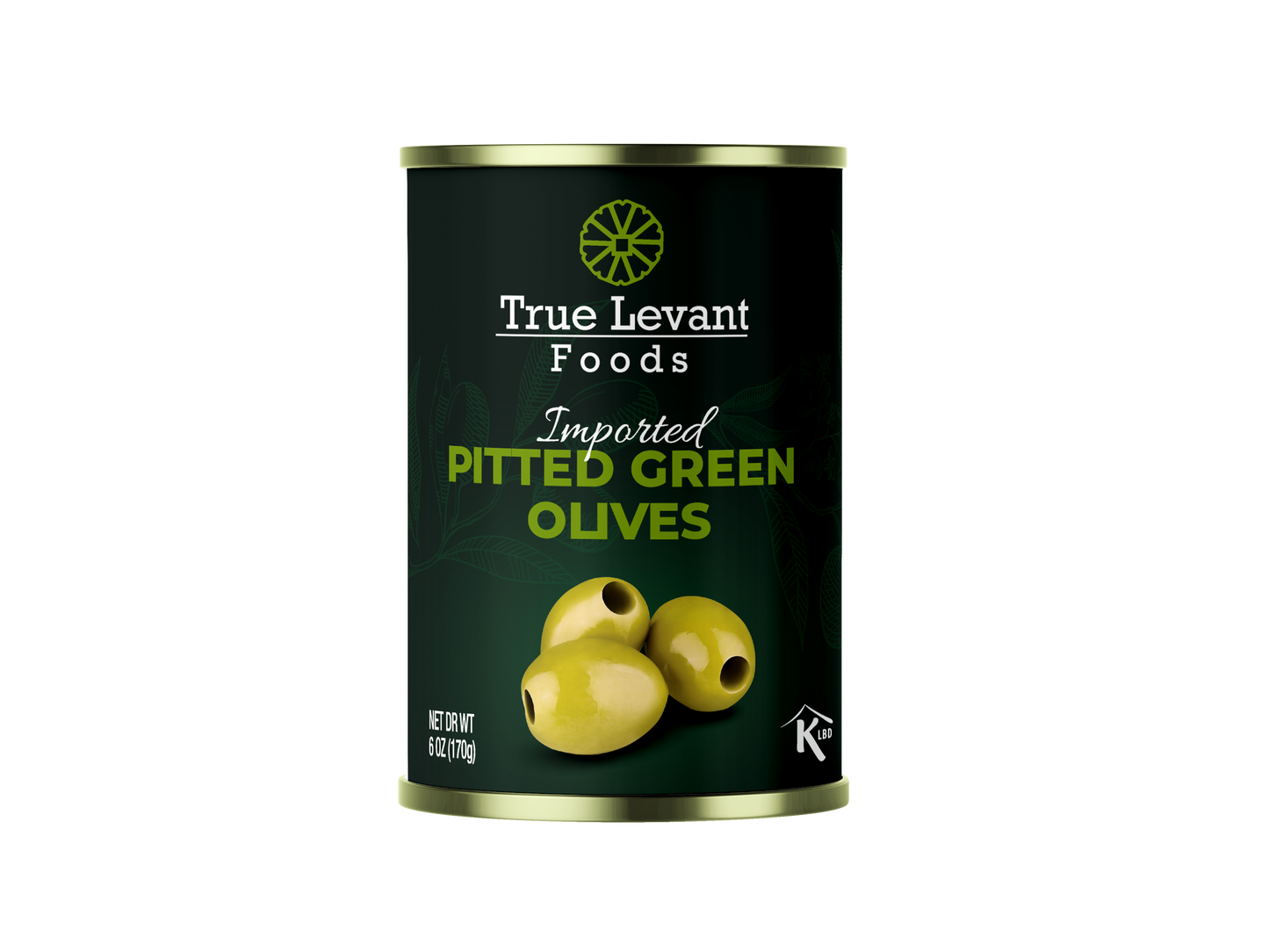 Pitted Green Olives – 12 X 15OZ