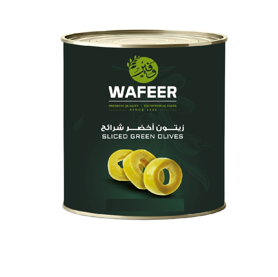 Sliced Green Olives – 6 X A10